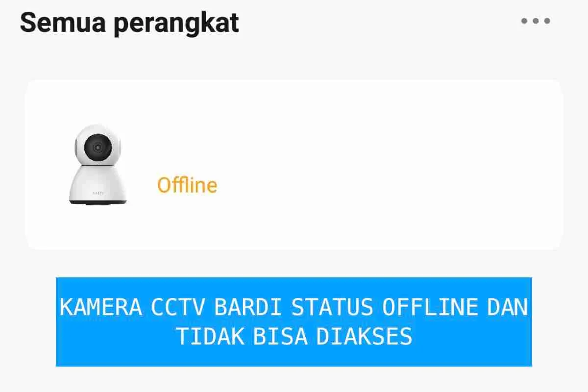 CCTV camera losing connection