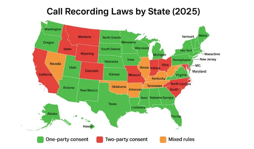 Consent Requirements: One-Party vs. Two-Party