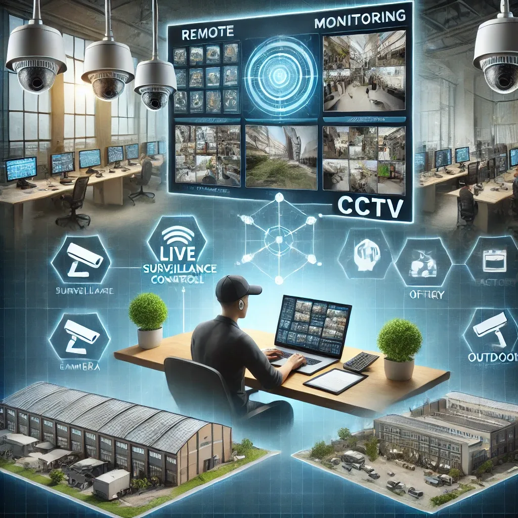How does professional security monitoring work