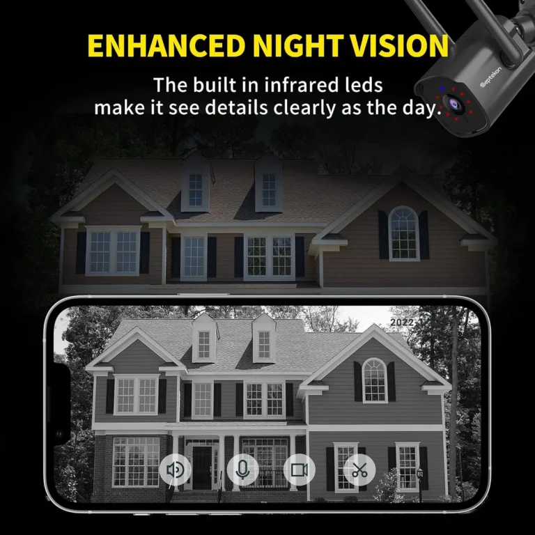 How far can a security camera see