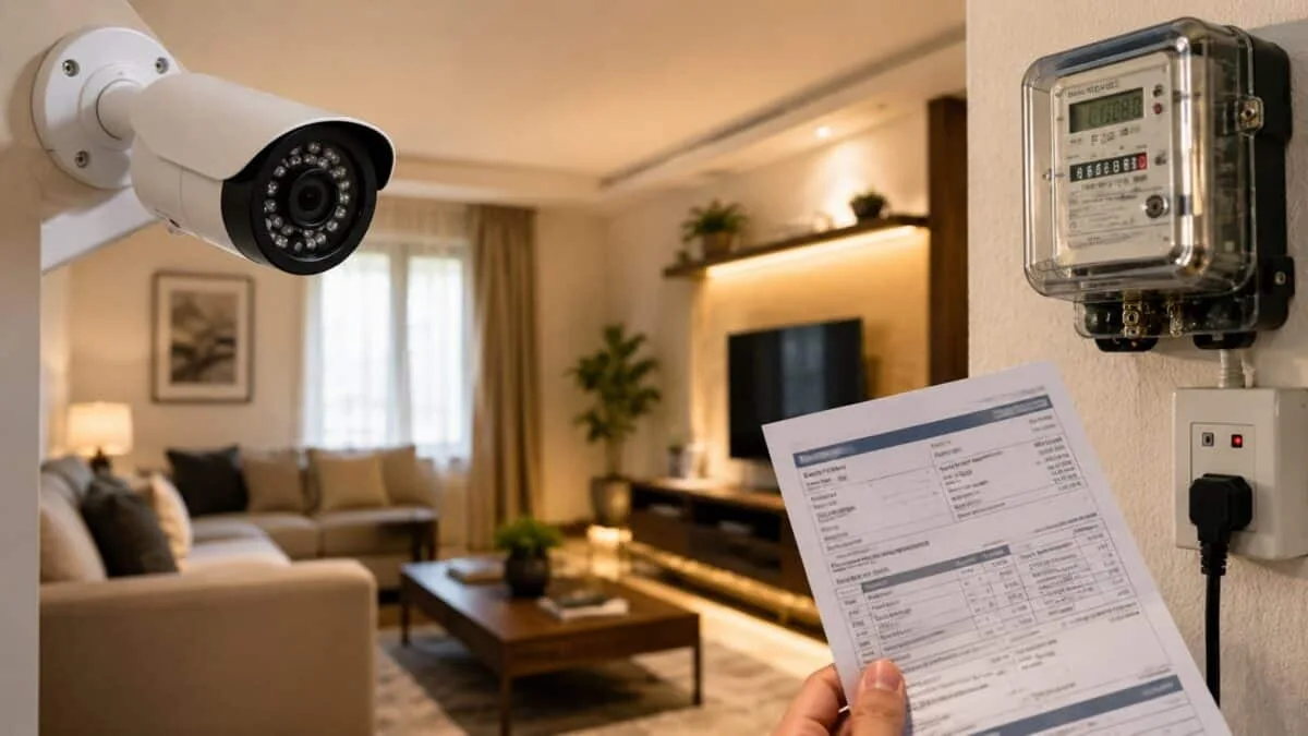 How much power does a CCTV camera use?