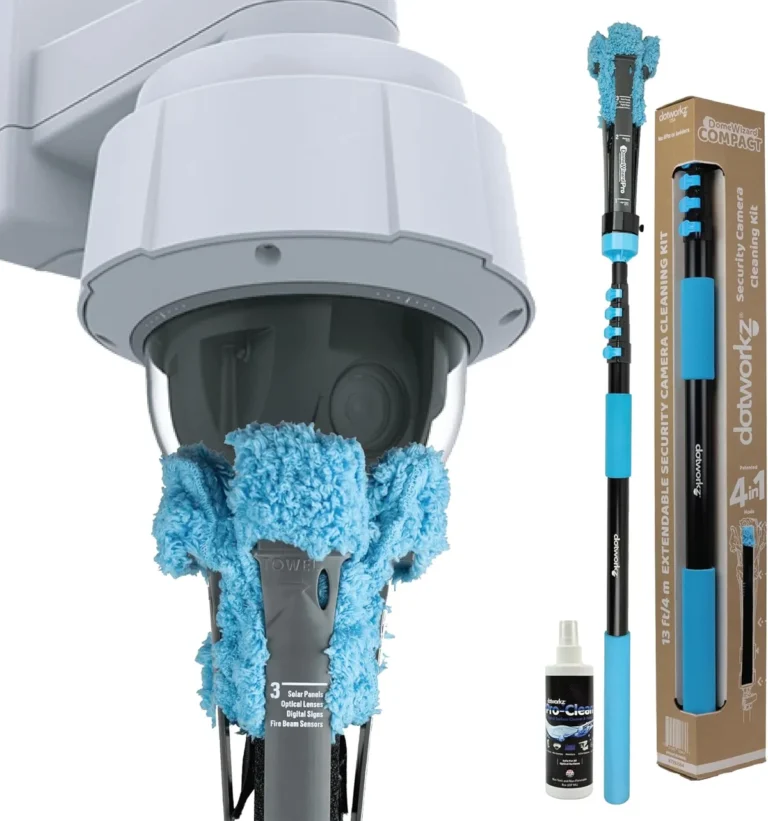 How to clean security camera lenses