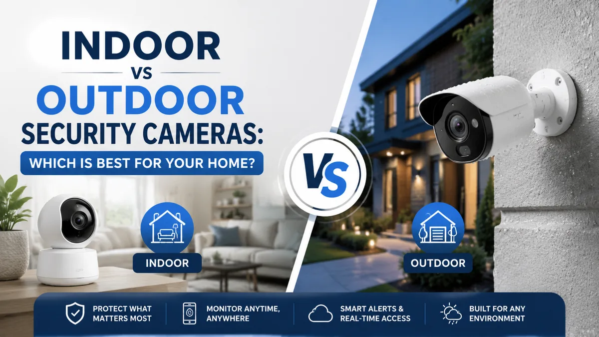 Indoor vs outdoor security cameras
