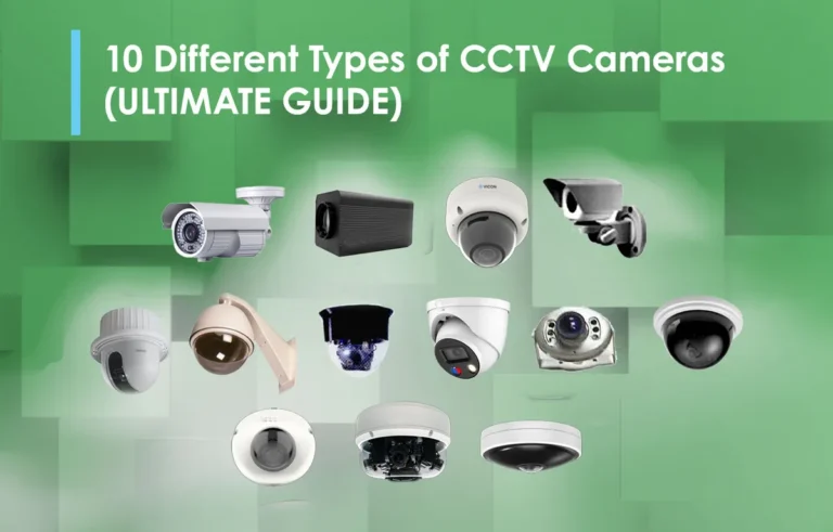 What are the different types of CCTV cameras?